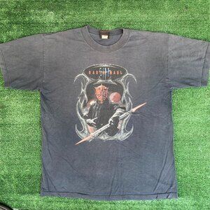 Vintage 90s Darth Maul Shirt Star Wars Sith Movie Villain Tee